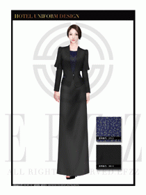 酒店制服西餐咨客服裝設(shè)計(jì)圖522