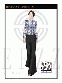 酒店制服西餐咨客服裝設(shè)計圖529