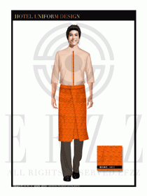 餐飲西餐服務(wù)員制服設(shè)計圖1150