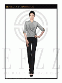 餐飲西餐服務(wù)員制服設(shè)計(jì)圖1153