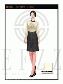 餐飲西餐服務(wù)員制服設(shè)計圖1171