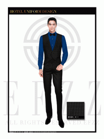 餐飲西餐服務(wù)員制服設(shè)計圖1185