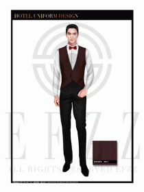 餐飲西餐服務(wù)員制服設(shè)計圖1183