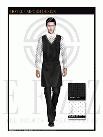 餐飲西餐服務(wù)員制服設(shè)計(jì)圖1191