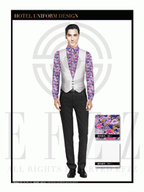 餐飲西餐服務(wù)員制服設(shè)計圖1197