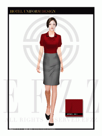 酒店總臺大堂服務(wù)員制服設(shè)計圖886