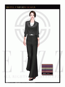 酒店總臺大堂服務(wù)員制服設(shè)計圖890