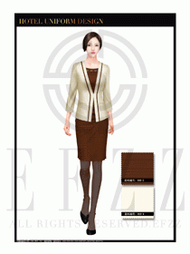 酒店總臺大堂服務(wù)員制服設(shè)計圖899
