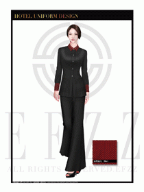 酒店總臺大堂服務(wù)員制服設(shè)計圖895