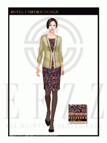 酒店總臺大堂服務(wù)員制服設(shè)計圖900