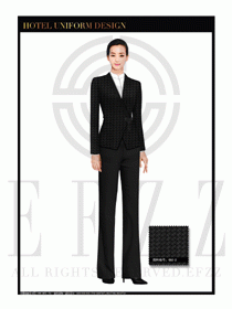 酒店總臺(tái)大堂服務(wù)員制服設(shè)計(jì)圖946