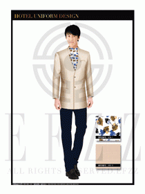 酒店總臺(tái)大堂服務(wù)員制服設(shè)計(jì)圖952