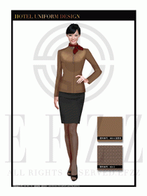 酒店總臺大堂服務(wù)員制服設(shè)計圖961