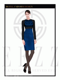 酒店總臺大堂服務員制服設計圖964