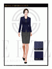 酒店總臺大堂服務(wù)員制服設(shè)計圖967