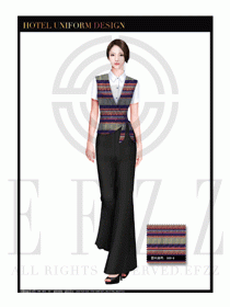 水療SPA會(huì)所咨客迎賓制服398