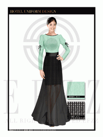 水療SPA會所咨客迎賓制服409