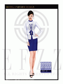 大堂總臺收銀接待員工制服268