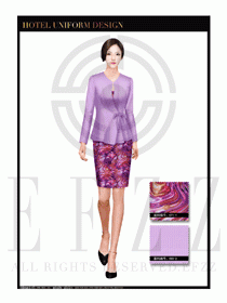 大堂總臺收銀接待員工制服274