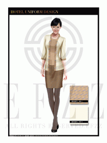 大堂總臺(tái)收銀接待員工制服280