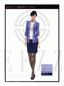 大堂總臺(tái)收銀接待員工制服282