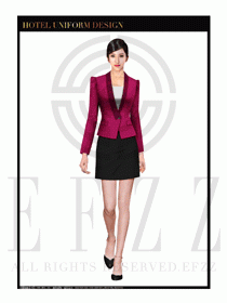 大堂總臺收銀接待員工制服284