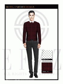 大堂總臺(tái)收銀接待員工制服287