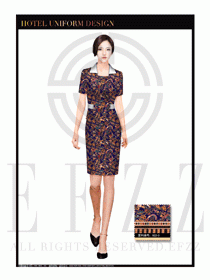 大堂總臺收銀接待員工制服300