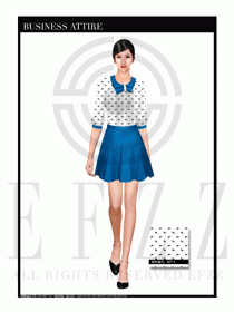 大堂總臺(tái)收銀接待員工制服314