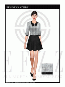 大堂總臺(tái)收銀接待員工制服315