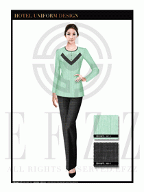 大堂總臺(tái)收銀接待員工制服321