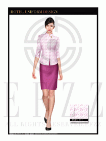 大堂總臺(tái)收銀接待員工制服326