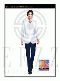 大堂總臺(tái)收銀接待員工制服337