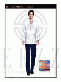 大堂總臺(tái)收銀接待員工制服339