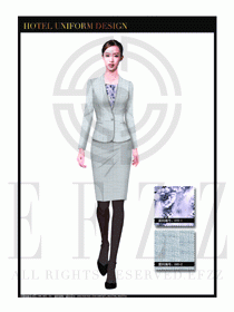 大堂總臺(tái)收銀接待員工制服344