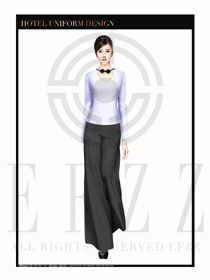 大堂總臺收銀接待員工制服355