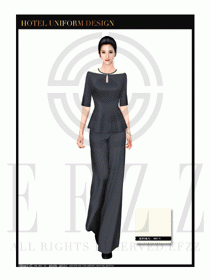 大堂總臺(tái)收銀接待員工制服362