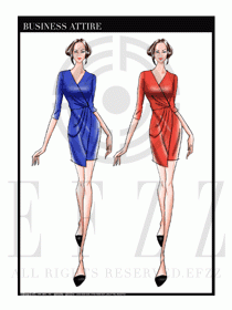 夏季時(shí)尚OL女裝職業(yè)裝設(shè)計(jì)圖515