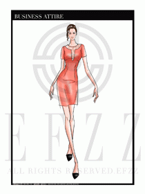 夏季時尚OL女裝職業(yè)裝設計圖516