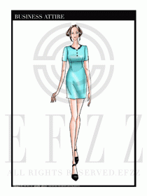 夏季時尚OL女裝職業(yè)裝設(shè)計圖524