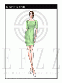 夏季時(shí)尚OL女裝職業(yè)裝設(shè)計(jì)圖523
