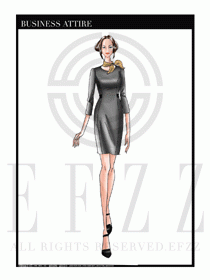 夏季時(shí)尚OL女裝職業(yè)裝設(shè)計(jì)圖528