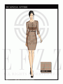 夏季時尚OL女裝職業(yè)裝設(shè)計(jì)圖540