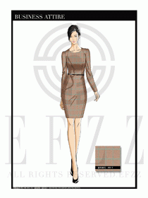 夏季時(shí)尚OL女裝職業(yè)裝設(shè)計(jì)圖541