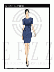 夏季時(shí)尚OL女裝職業(yè)裝設(shè)計(jì)圖554
