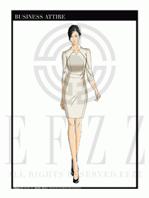 夏季時尚OL女裝職業(yè)裝設計圖558