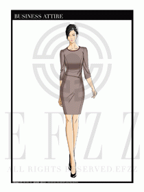 夏季時尚OL女裝職業(yè)裝設(shè)計圖557