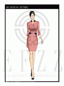 夏季時尚OL女裝職業(yè)裝設(shè)計(jì)圖563