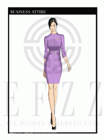 夏季時(shí)尚OL女裝職業(yè)裝設(shè)計(jì)圖564
