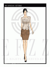 夏季時(shí)尚OL女裝職業(yè)裝設(shè)計(jì)圖569